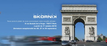 A compter du 1er octobre 2019, le Cabinet SKORNIK déménage ...